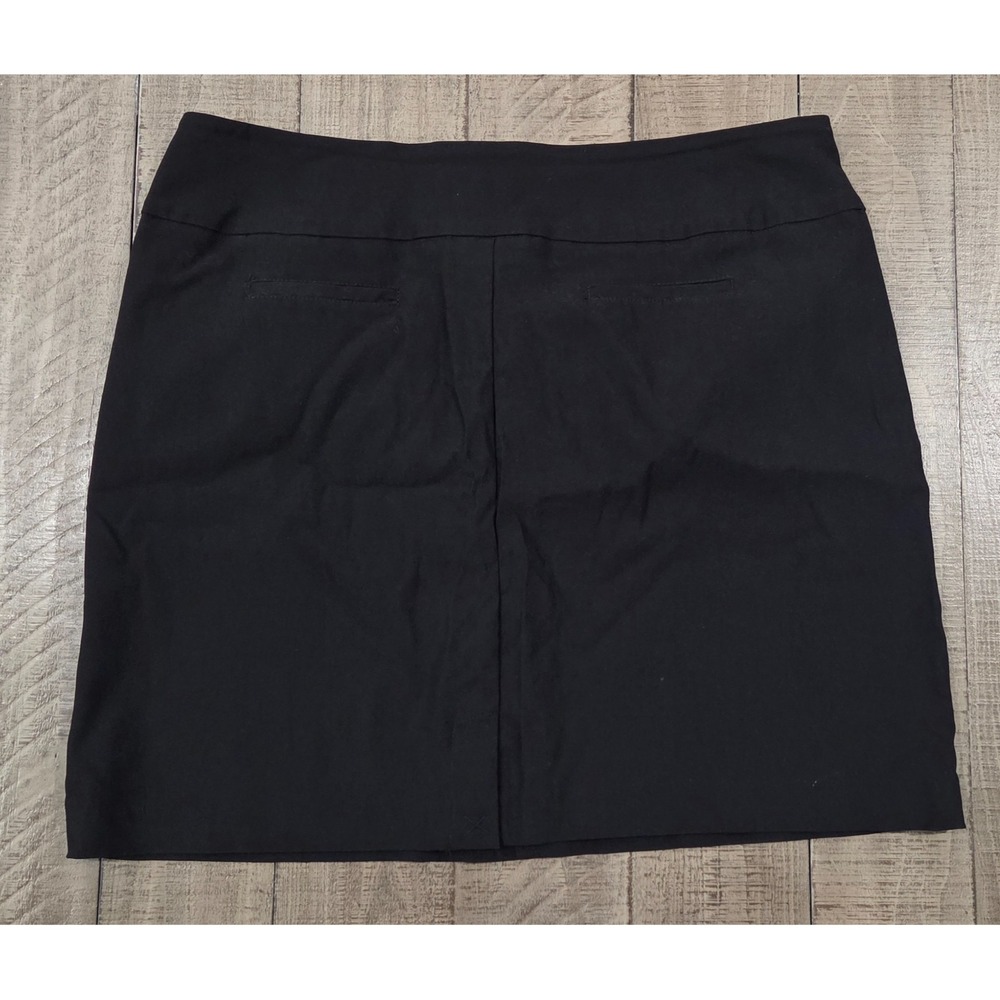 Lulu B Black A-Line Skirt Women Size 16 Stretch Casual Classic Solid